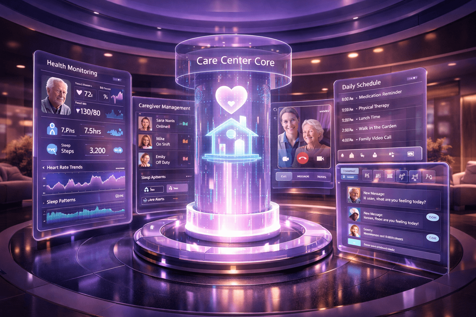 Day Care Software & Old Age Home Management System - ADK Stack